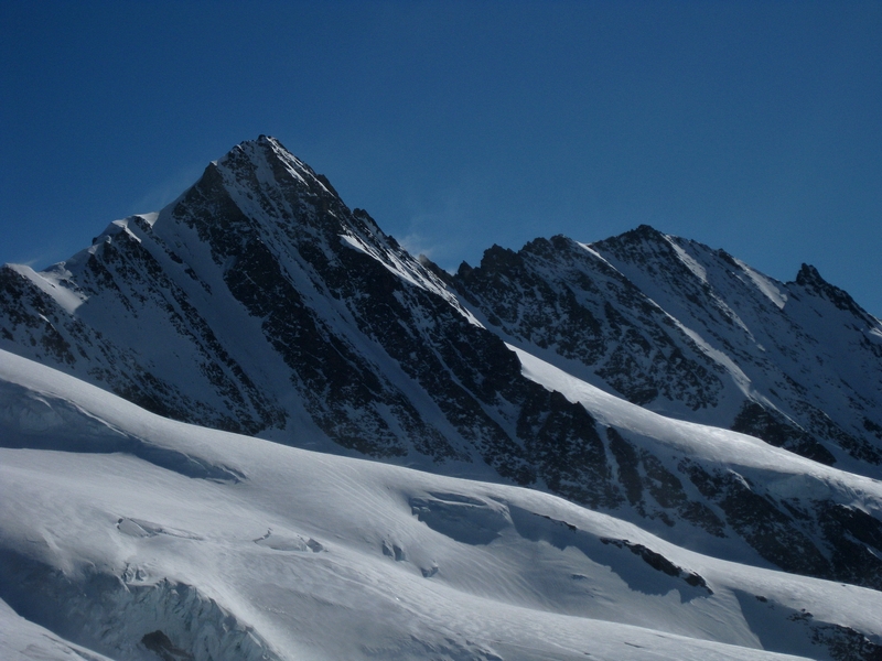 Großes-Fiescherhorn-vom-Ewigschneefeld