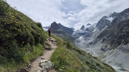 Hüttenzustieg zur Cabane de la Dent Blanche
