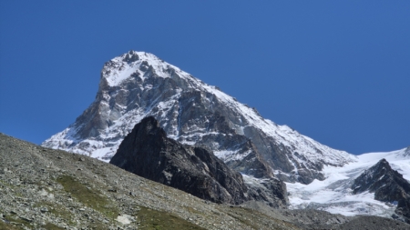 Dent Blanche vom Hüttenzustieg