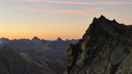 Geführte Tour auf den Großglockner über den Stüdlgrat: Blick vom Stüdlgrat in die Schobergruppe