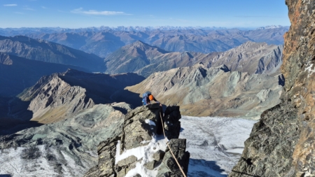Geführte Tour auf den Großglockner über den Stüdlgrat: Herrliches Panorama