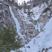 Eisklettern im Sylvensteinkessel, Achensee Region/Tirol