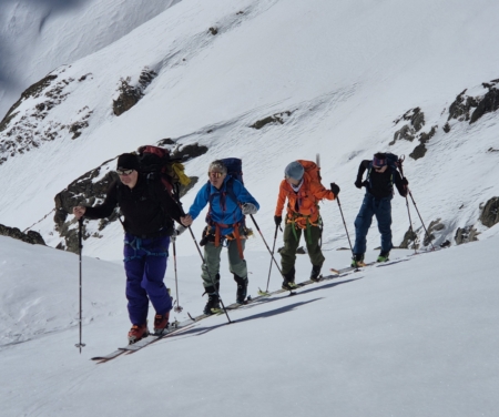Dauphine - Aufstieg zum Refuge Adele Planchard