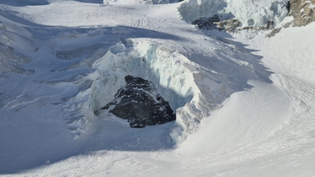 Dauphine Skitour - Serac am Glacier Blanc
