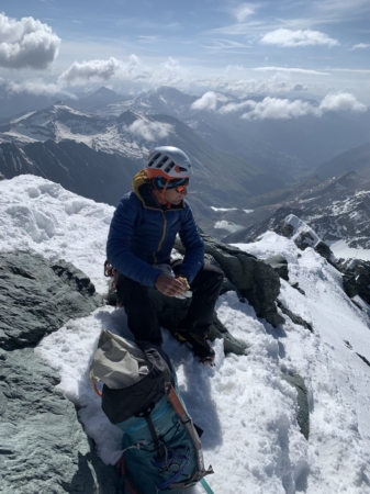 Führung Großglockner über den Stüdlgrat: die Gipfelpause haben wir uns verdient.