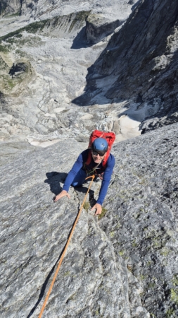 Griffiger Granit am Piz Badile