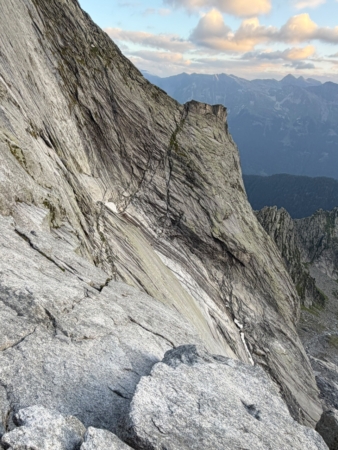 Einstiegsband, Cassin, Piz Badile